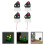 20 Pcs Mini Luminous Traffic Signal Model For Sand Table Decor 4
