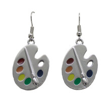 3St Stijlvolle Dames Oorbellen Met Kleurrijk Cartoon Hanger Design