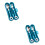 2Sets Kindervork Set Rvs Kop Met Groene Silicone Handgreep 5