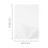 100 Pcs Clear Single Sided Adhesive Tape Sheets For Diy Craft Decor 10