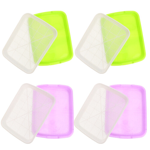 8Sets Water Planting Sprouter Trays Durable Material Assorted Colors 2