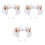 3Pièces Cerceaux Décoratifs Doux Pliables 4