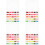 4Sets Colorful Sewing Threads Bobbin with Case Flexible Durable Thread 5