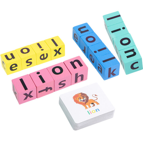 3 Sets Kinderen Spelling Spelletjes Letter Match Engels 1