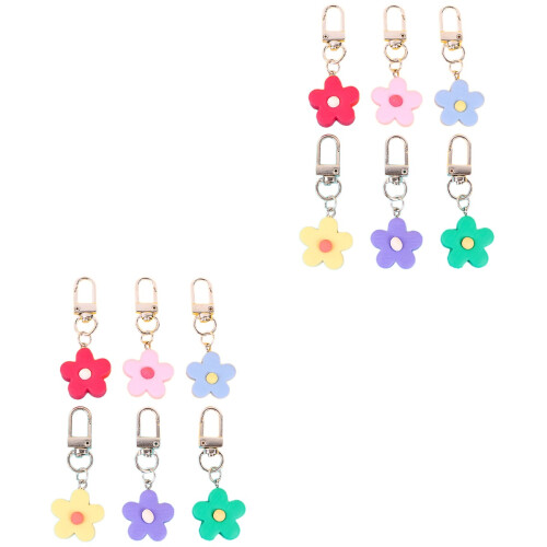 12St Schattige Bloem Sleutelhanger Decor En Sleutel 2