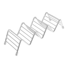 3St Zilveren Taco Rack Sterk Rvs Voor Restaurant En Gezinsgebruik