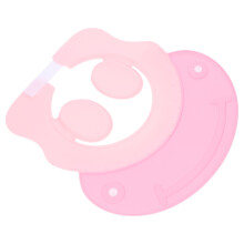 3St Silicone Baby Douchehoed Roze, Beschermende Wasmuts