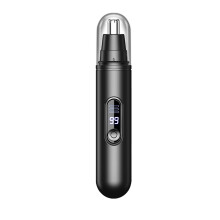 Ear and Nose Hair Trimmer for Men and Women, 14000 RPM Dual Edge Blades, LED Display, TypeC Rechargeable, IPX7 Waterproof
