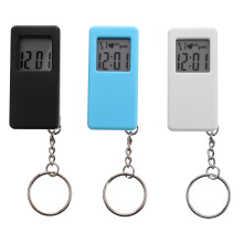 6St Draagbare Digitale Zakhorloges Met Sleutelhanger in Mix Kleuren