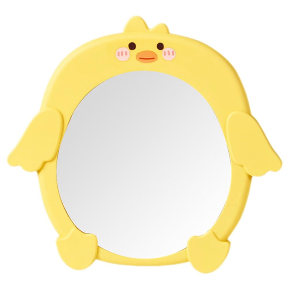 Duck Shaped Makeup Mirror with Crystal Clear Reflection for Bedroom, Bathroom or Desk Use