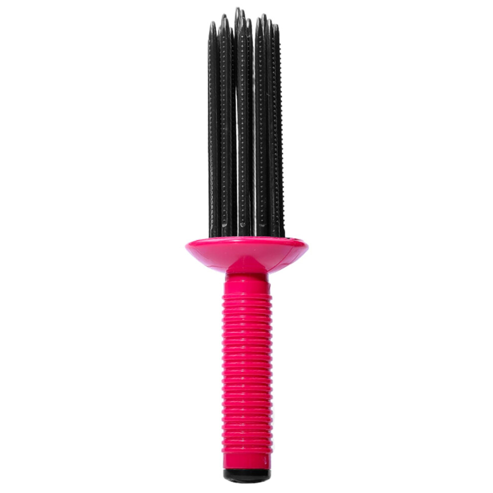 17 Teeth Curling Roll Comb Heat Resistant Hair Styling Brush for Travel Salon and Home Use
