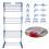 3 Tier Extra Large Foldable Outdoor Clothes Airer 2