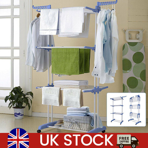 3 Tier Extra Large Foldable Outdoor Clothes Airer 2