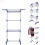 3 Tier Extra Large Foldable Outdoor Clothes Airer 4