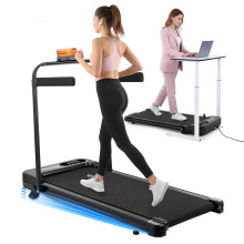 2.5HP Foldable Handrail Treadmill with LED Display
