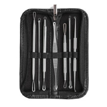 Blackhead Removal Kit 7 Piece Stainless Steel Pimple Extractor Tools for Precision Facial Skin Care