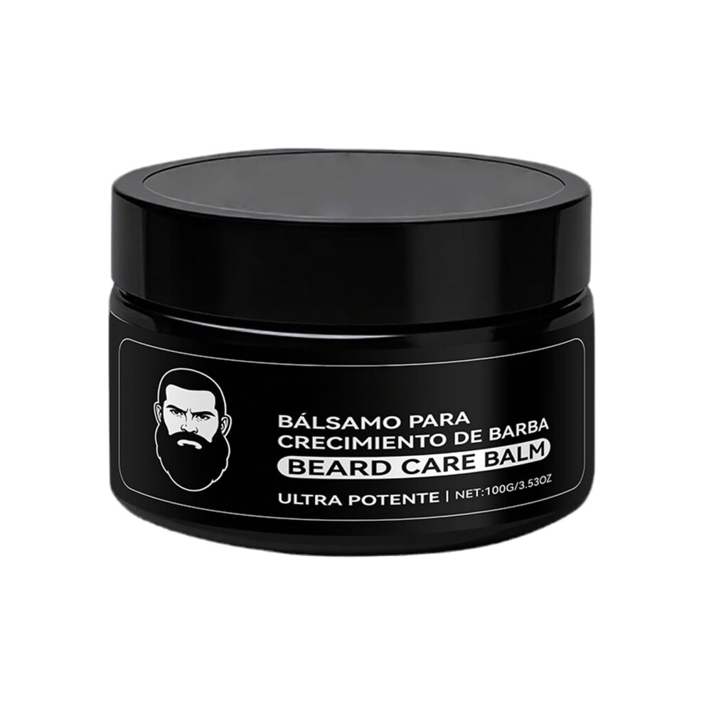 Cream Beard Growth Balm For Men With Natural Ingredients, Deep Hydration And Softening, 3.53Oz