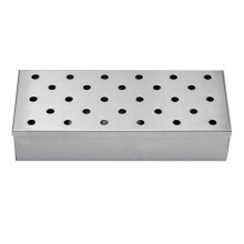3Pcs Bbq Smoker Box Stainless Steel Wood Chip Smoking Box Outdoor Use