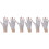 3Paare Dünne Halbfinger Mit Grip, Sonnenschutz, Grau 4