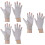 3Paare Dünne Halbfinger Mit Grip, Sonnenschutz, Grau 7