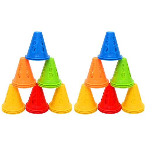 100Stk Windfeste Hindernis Cones, Marker Für Spiele Und Training 1