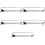 5Sets Praktischer Kleiderbügelhalter Wardrobe Storage Rack Aus Silber 8