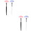 4Stk Schlafmaske Applikator Gesicht Make-Up Bunt 7