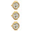 3Stk Schmuck Fingeruhr Im Ring-Design Mit Katzenmuster 8