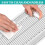 3Stk Neugeborenen-Messmatte Mit Kopfbrett Abs+pvc 6