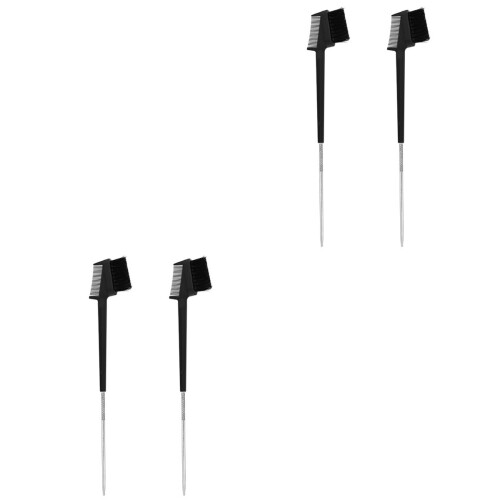 4Stk Eyebrow Brush -Ender Schwarz Kosmetik Beauty Tool 2