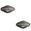 2Stk Laundry Room Schilder Schwarz, Hotel Und 6