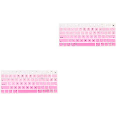2Stk Laptop Keyboard Protector Pink, Flexibler Tpu Schutz Für Notebook 1