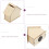 9Stk Multifunktionale Holz Spardose Hausform Beige DIY Geschenk 7