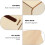 9Stk Multifunktionale Holz Spardose Hausform Beige DIY Geschenk 9