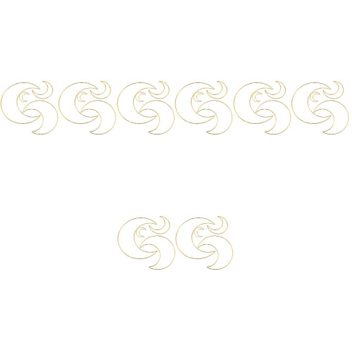 32Stk DIY Metallringe Gold, Robust Für Makramee & Basteln 1