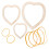 1Ensemble Outil Macramé En Bois Durable Khaki Pour Tressage Découpe 1