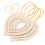 1Ensemble Outil Macramé En Bois Durable Khaki Pour Tressage Découpe 4