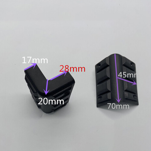 25Pièces Couvre-Coin Noir Pour Caisson D'enceinte 1
