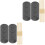 2 Pcs Food Marker Buffet Tags Appetizer Picks Chalkboard Cupcake 4