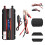 1Ensemble Dispositif Inverseur Aluminium Noir Compact Portable 10
