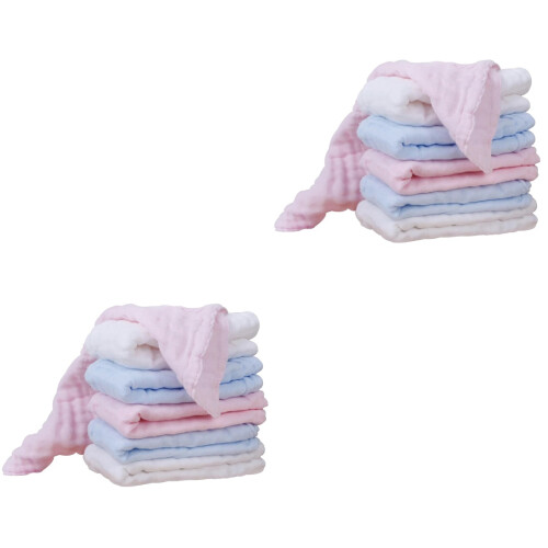 12Pièces Lingettes En Coton Respirant Usage 1