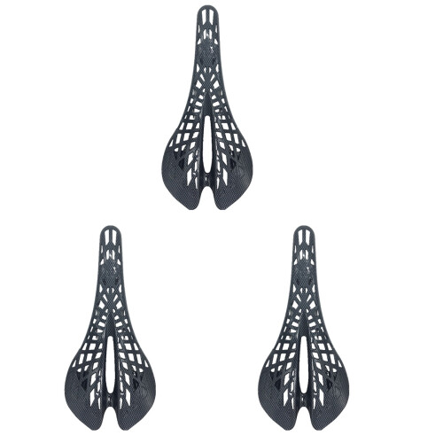 3Pièces Coussin De De Noir En ABS Confort Aération 1