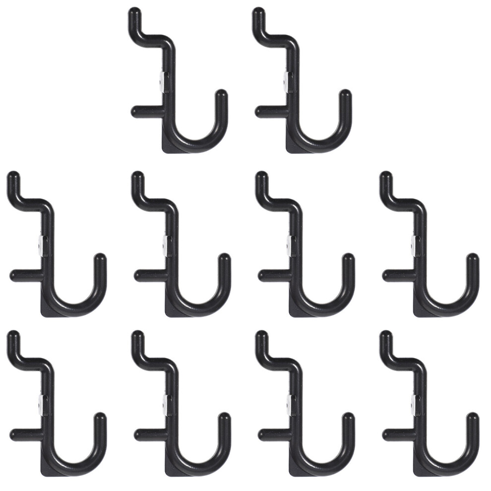 200 Pcs Peg Board Hook Plastic Shelf Hanger 3221030180068