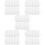 50Pcs Unpainted Foam Easter Eggs White DIY Craft Decorations Bulk Pack 9