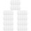 50Pcs Unpainted Foam Easter Eggs White DIY Craft Decorations Bulk Pack 7