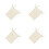 4Pièces Suspendu Beige En Lin Pour Jouets, Accessoires 6