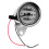 5Pcs Durable Aluminum Motorcycle Speedometer Clear Display Silver 2