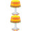 2Sets Child DIY Desk Lamp Kit Yellow Table Lamp Making Accessory Set 6