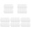 50Pcs Unpainted Foam Easter Eggs White DIY Craft Decorations Bulk Pack 4