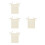 4Pièces Suspendu Beige En Lin Pour Jouets, Accessoires 7